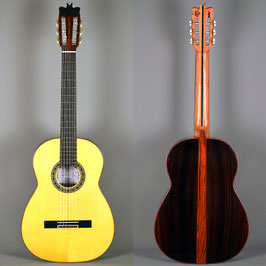 Modèle. Ayamonte, "Le Charbonnier" Guitare de Concert Flamenco