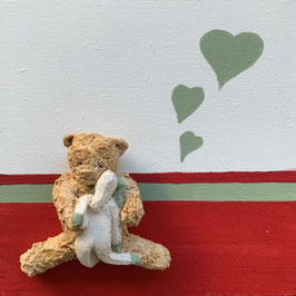 Doudou Coeurs Verts