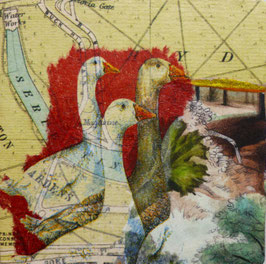 B - Collage "BRITISCHER GÄNSEMARSCH"