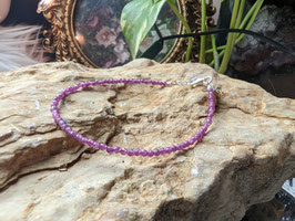 Rubin Armband facettiert
