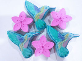 Hummingbird & Cherry Blossom