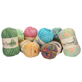 Sockenwollpaket Plus Wolle Schmetterling 800g Sockenwolle