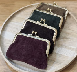 Wildleder Geldbeutel Bügelverschluss