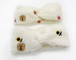 Stirnband Teddy Knoten