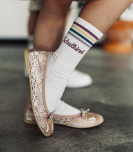 Schulkind Socken rosa/pink