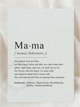 Postkarte Mama 498