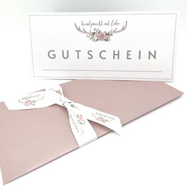 GUTSCHEIN für den LADEN in Aschau (rosa Umschlag)
