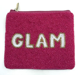 kleine Tasche/Geldbörse mit Glasperlen "GLAM"
