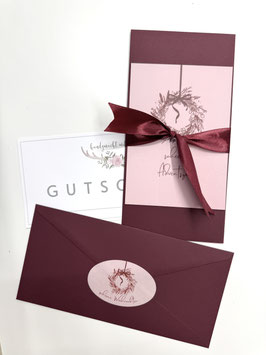 GUTSCHEIN für den LADEN in Aschau (Weihnachts Verpackung)