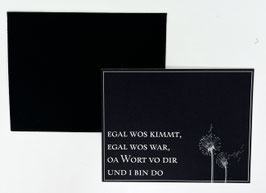 Trauerkarte egal was kommt 517
