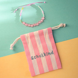 Schulkind Armband rosa