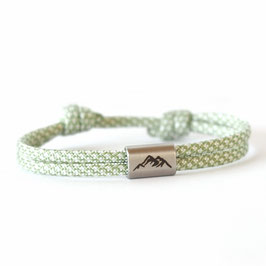 Berg Armbandl Edelstahl mint