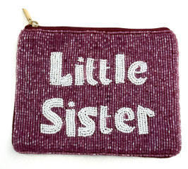 kleine Tasche/Geldbörse mit Glasperlen "LITTLE SISTER"