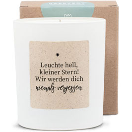 Duftkerze "leuchte hell, kleiner Stern"