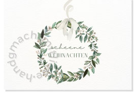 Postkarte scheene Weihnachten W89