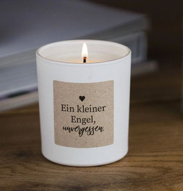 Duftkerze "ein kleiner Engel unvergessen"