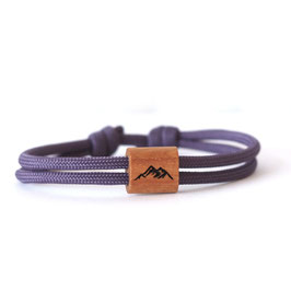 Berg Armbandl Holz lila