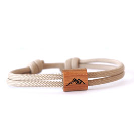 Berg Armbandl Holz beige