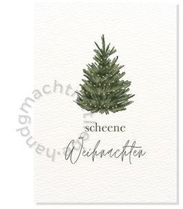 Postkarte W96 scheene Weihnachten