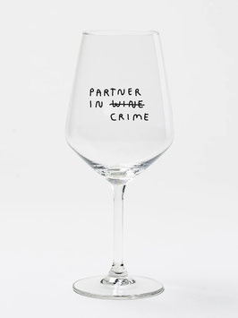 Partner in Wine Glas