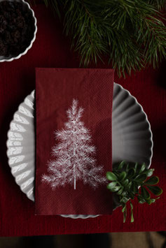 festliche Servietten Tannenbaum