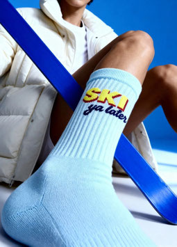 Retro Socken -SKI ya later-