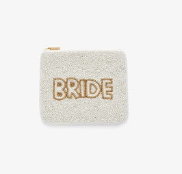 kleine Tasche/Geldbörse mit Glasperlen "BRIDE"