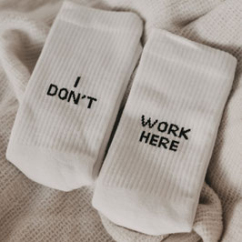 Socken i don´t work here