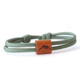 Berg Armbandl Holz mint