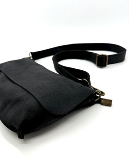 Glattleder Tasche schwarz