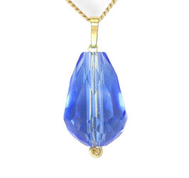 Kristall-blau-39  Kornblumen Blau