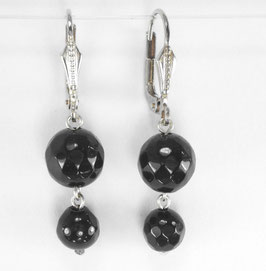 Onyx-51-Silber Ohrringe