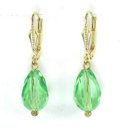 Kristall-grün-17 Peridot-grün Tropfen