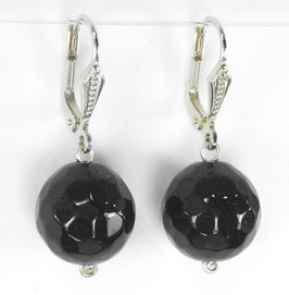 Onyx-52-Silber Ohrringe