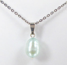 Süßwasserperle-hellblau-01 Anhänger