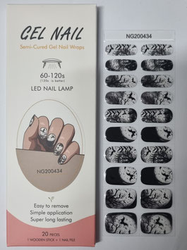 UV Gel Folien - Glitter Bats NG200434