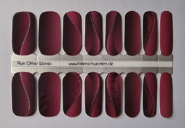 Exclusive - Plum Glitter Waves S6369 - LIMITED!