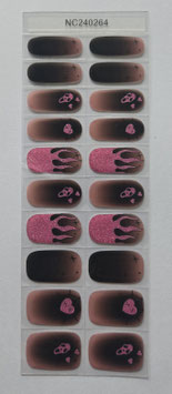 UV Gel Folien NC Serie NC240264 - Pink Halloween