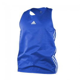 adidas Boxing Top Punch Line/blau,weiß