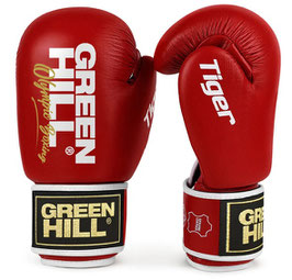 AIBA-Wettkampfhandschuhe/rot, Green Hill ''Tiger''