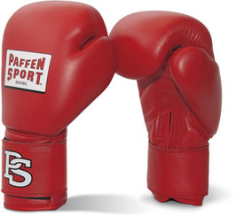 Wettkampfhandschuhe Paffen Sport ''Contest'' rot, auch mit DBV Prüfmarke erhältlich.