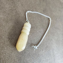 pendule toth en calcite orange