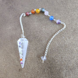 pendule conique en cristal