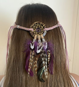 Tour de tête violet