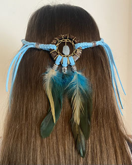 Tour de tête turquoise