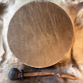 Tambour naturel "Accroche coeur"