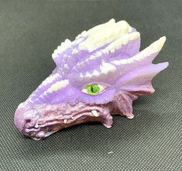 Dragon violet et blanc