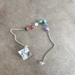 pendule merkaba cristal
