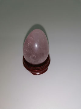 Oeuf de Yoni en Quartz Rose non percé