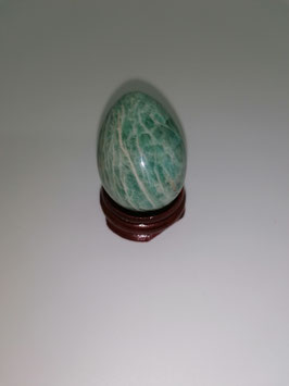 Oeuf de Yoni en Amazonite non percé